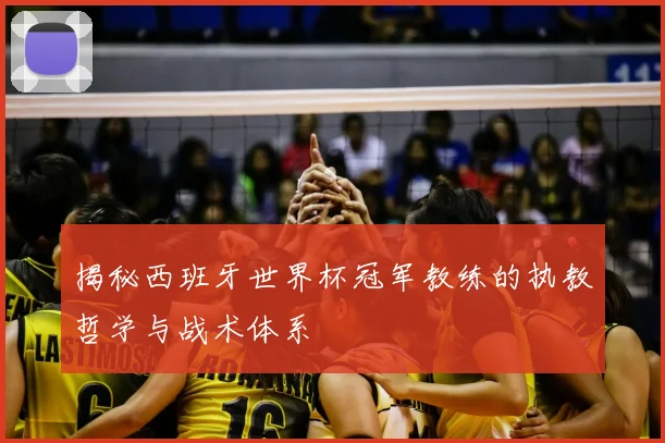 揭秘西班牙世界杯冠军教练的执教哲学与战术体系