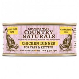 Country Naturals-無穀物雞肉醬煮配方 貓罐頭(5.5OZ)